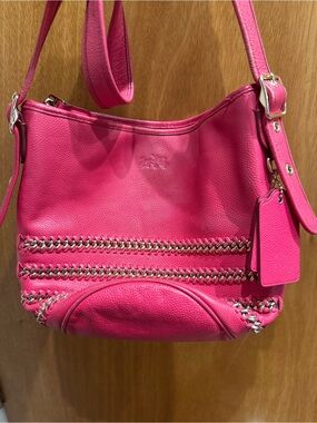 Coach Pink Ruby Whiplash Duffel Mini